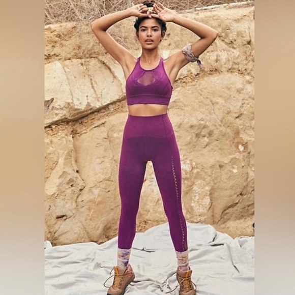 FP Movement High-Rise Full-Length Running Through My Mind Leggings, Size M - Picture 3 of 9